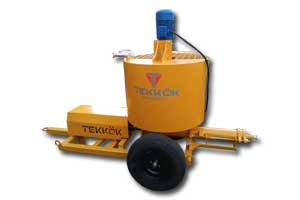 TEKKÖK® GP-55 | Kazanlı Çimento Enjeksiyon Makinesi – şerbet enjeksiyon pompası | 500 lt KAZAN | 80~100 lt/dk KAPASİTE | 10 KAT DAHA UZUN ÖMÜRLÜ YEDEK PARÇA