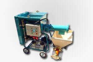 TEKKÖK® Mikserli Sıva Makinesi - İnce elenmiş 0 numara kum ile ön karışımı el ile yapılmış sıva malzemesi dahil bütün malzemelerin kullanılmasına uygundur.